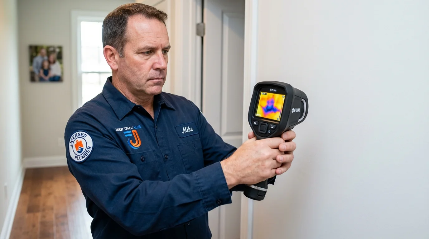 Thermal imaging leak detection by Johns Plumbing LLC in La Pine